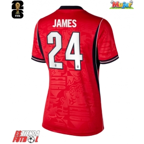 Inglaterra Reece James #24 Segunda Equipación Mujer Mundial 2026 Manga Corta